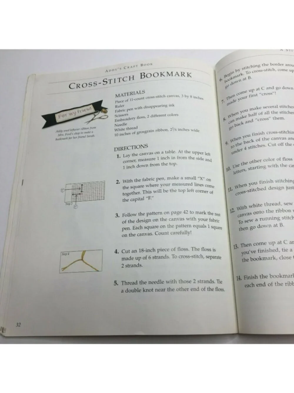 The American Girl Collection Addy's Craft Book Girls Crafts From The Past 1864